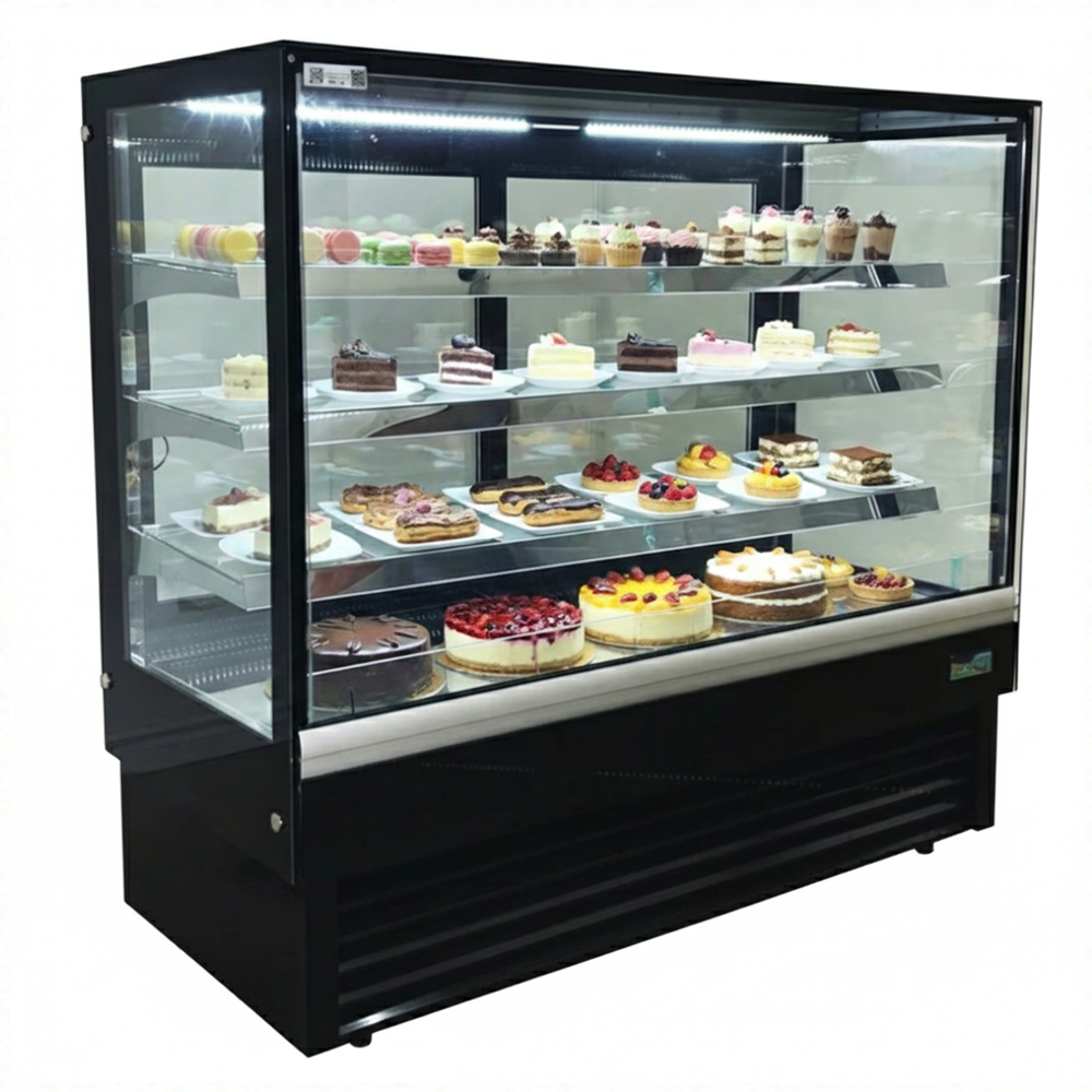 Alaska-Line 60'' Rectangle Glass Pastry Display Cooler HIT-31 | SKU: CLR-HIT-31