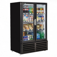 QBD Low Profile Glass Door Mid Size Cooler CD14-HC | SKU: CLR-CD14-HC
