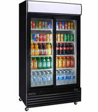 44" Kool-It Double Sliding Glass Door Display Cooler - 31 Cu. Ft. KSM-36 | SKU: CLR-KSM-36