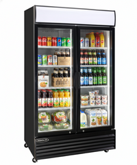 Kool-It 44.5" Double Glass Door Display Cooler - 31.1 Cu. Ft KGM-36 | SKU: CLR-KGM-36