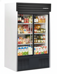 HABCO 47.5" Sliding Glass Door Refrigerator - 115V, 0.44HP SE42HC | SKU: CLR-SE42HC