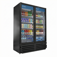 55'' Pro-Kold Double Glass Door Merchandise Cooler 41.6 Cu.Ft., VC-49 | SKU: CLR-VC-49