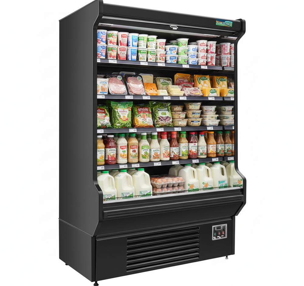 Alaska-Line 52'' Open Air Display Cooler – Commercial Merchandiser 15 Cu.Ft. HIT-18 | SKU: CLR-HIT-18