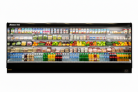 Alaska-Line 152'' - 12Ft. Open Air Merchandise Display Cooler w/ Curtain 63.4 Cu.Ft. HIT-1573 | SKU: CLR-HIT-1573