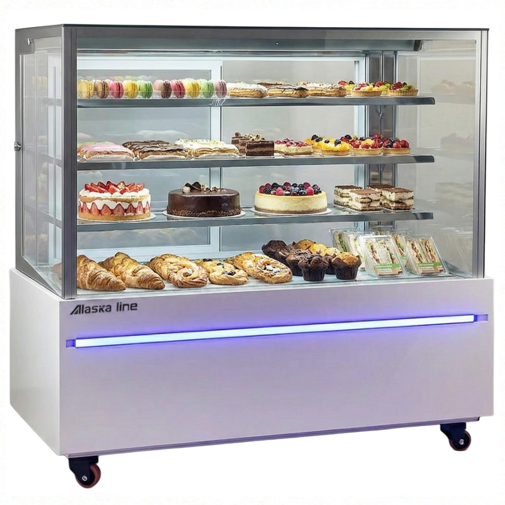 Alaska Line 71'' Premium Pastry Display Cooler HIT-402 | SKU: CLR-HIT-402