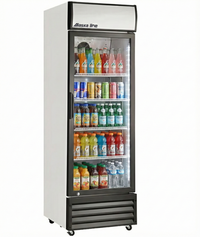 22" Commercial Single Glass Door Cooler – Alaska-Line HIT-808, 12.4 Cu. Ft. | SKU: CLR-HIT-808