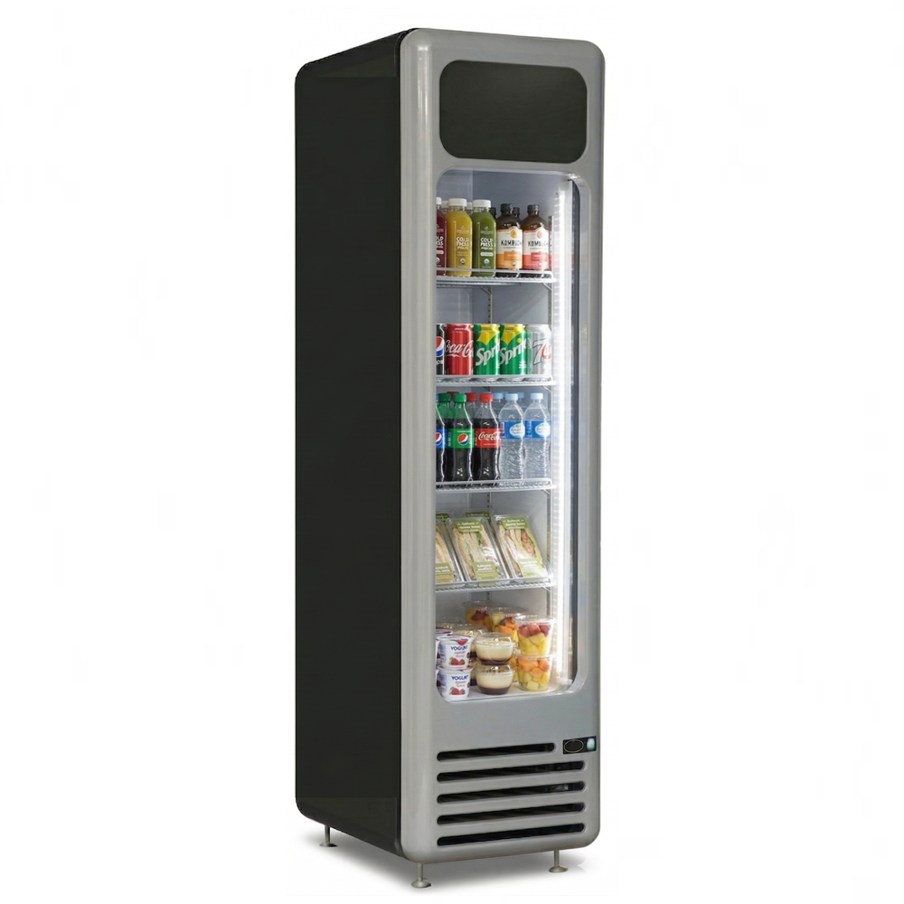 QBD 19.6" Single Door Cooler 9.67 cu.ft. PC8L-HC | SKU: CLR-PC8L-HC