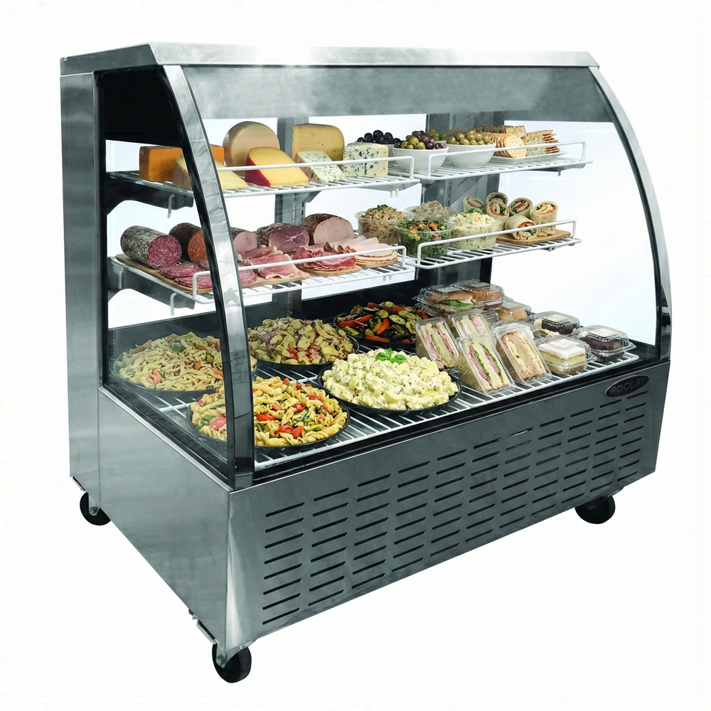Kool-It 35" Floor Model Full Service Refrigerated Deli Case 12 Cu. Ft - KDG-36 | SKU: CLR-KDG-36