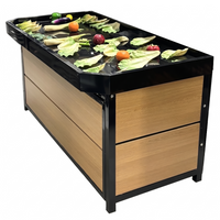 Plastic Tray End Cap Vegetable Rack HD-VRDE-08 | SKU: RCK-HD-VRDE-08