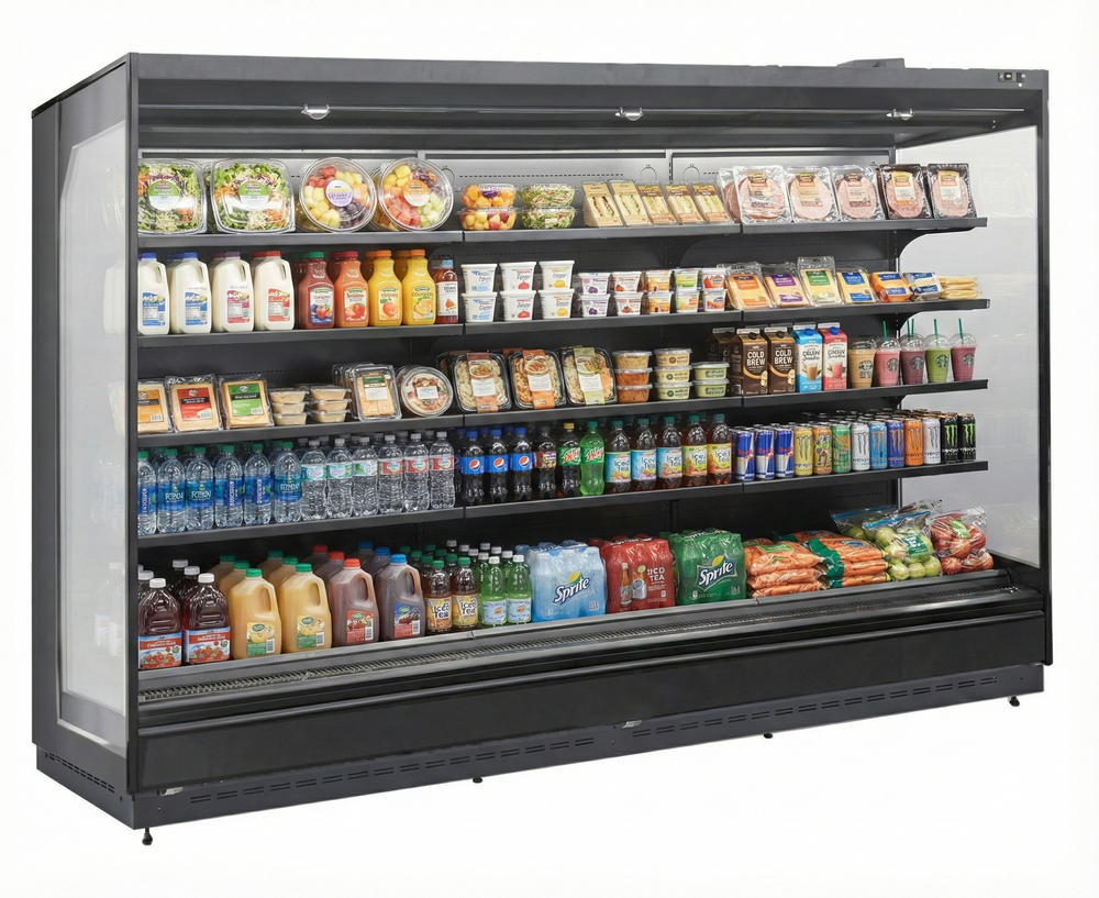 Alaska Line 98.4” Multideck Open Air Cooler Remote HIT-352 | SKU: CLR-HIT-352
