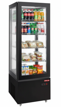 New Air 21" Upright Refrigerated Display Case - NUDC-21-S | SKU: CLR-NUDC-21-S