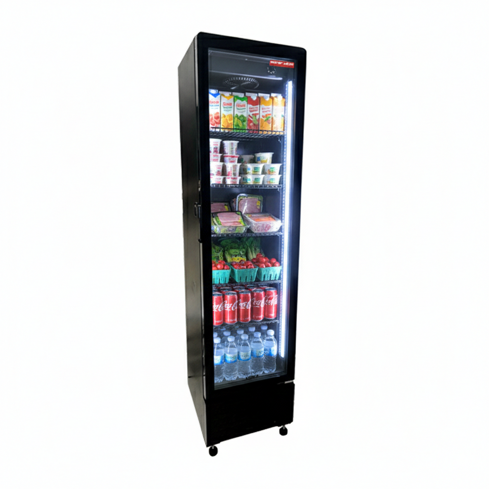 New Air 1 Door Glass Refrigerator Merchandiser NGR-17-77H | SKU: CLR-NGR-77-77H