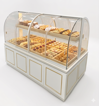 Alaska Line 55'' Pastry Dry Display Case HIT-01B | SKU: DSP-HIT-01B