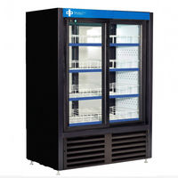 QBD 39.5" Double Glass Slide Door Cooler Pass Thru CD3360CPT-HC | SKU: CLR-CD3360CPT-HC