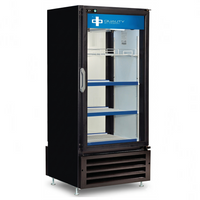 QBD 24.8 One Section Pass Thru Glass Door Merchandiser DC10PT-HC | SKU: GLS-DC10PT-HC