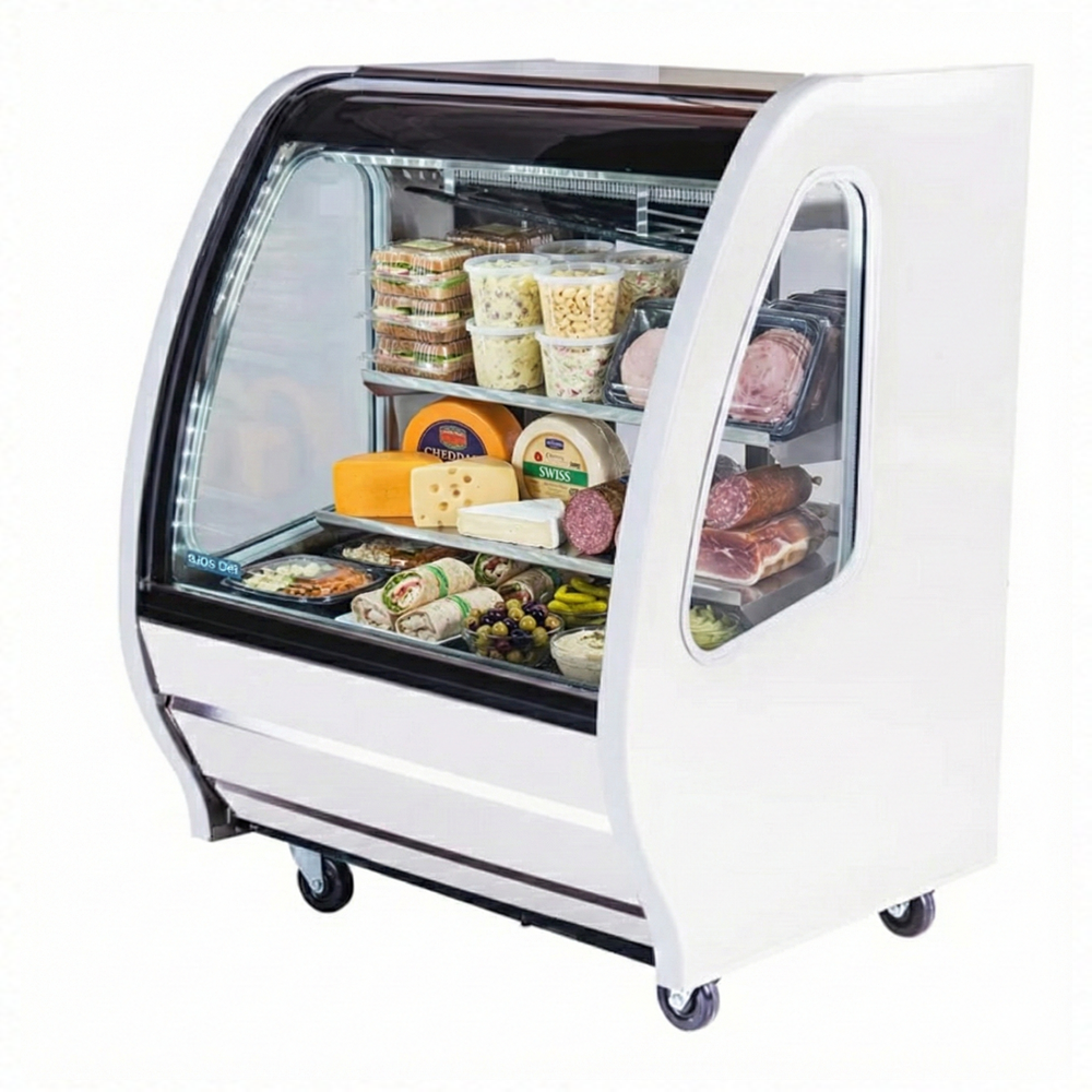 40" Pro-Kold Deli Case White 14 Cu.Ft - DDC-40W | SKU: PDC-DDC-40W