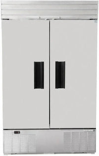 Habco 47" Bottom Mount Solid 2-Door Reach-In Freezer SF46HCSX | SKU: FRZ-SF46HCSX