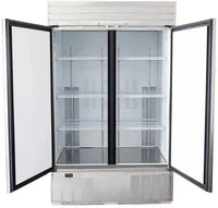 Habco  47.5" Stainless Xterior Display Refrigerator SE46HCSXG | SKU: CLR-SE46HCSXG