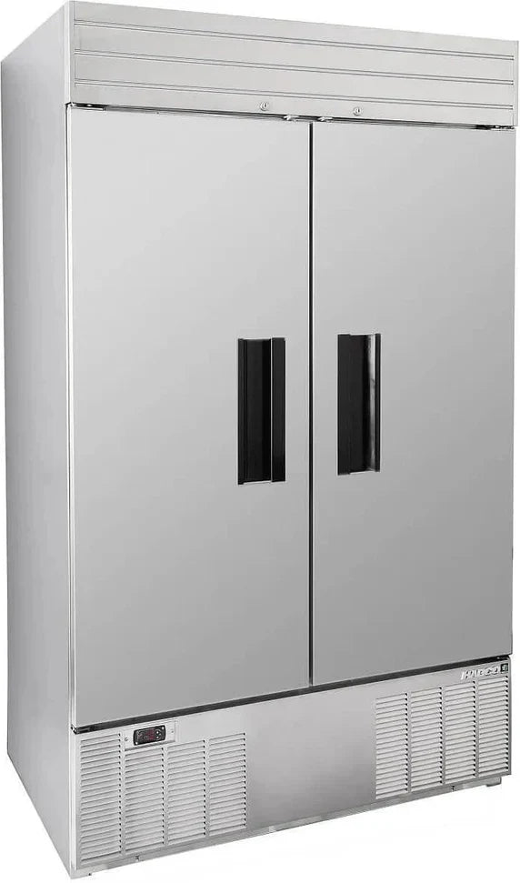 Habco 47" Bottom Mount Solid 2-Door Reach-In Freezer SF46HCSX | SKU: FRZ-SF46HCSX