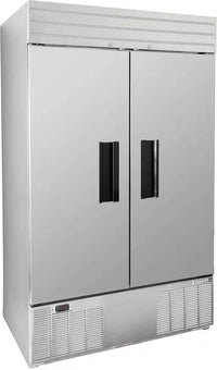 Habco 47" Bottom Mount Solid 2-Door Reach-In Freezer SF46HCSX | SKU: FRZ-SF46HCSX
