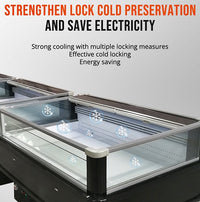 61'' Alaska-Line Double Temperature Island Freezer HIT-6 | SKU: FRZ-HIT-6