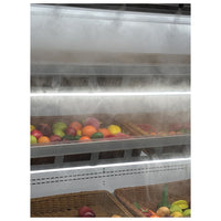 Alaska-Line 101'' Open Air Refrigerated Merchandiser with Curtain –  42.3 Cu.Ft. Capacity Remote or Self Contain HIT-22V | SKU: CLR-HIT-22V