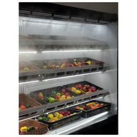 Alaska-Line 101'' Open Air Refrigerated Merchandiser with Curtain –  42.3 Cu.Ft. Capacity Remote or Self Contain HIT-22V | SKU: CLR-HIT-22V