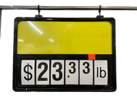 Plastic Sign Holder for Display Racks HBR-3003 | SKU: DSP-HBR-3003