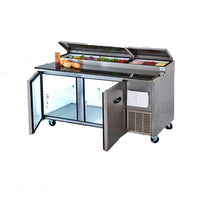 67'' Pro-Kold Double Door Pizza Prep Table PPT-67-11 | SKU: TBL-PPT-67-11