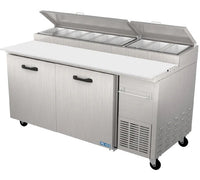 67'' Pro-Kold Double Door Pizza Prep Table PPT-67-11 | SKU: TBL-PPT-67-11