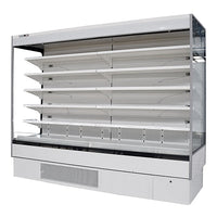 CHEF 101" Open-Air Produce Cooler Display Merchandiser – 52.9 Cu. Ft. Capacity – SMART-250V | SKU: CLR-SMART-250V