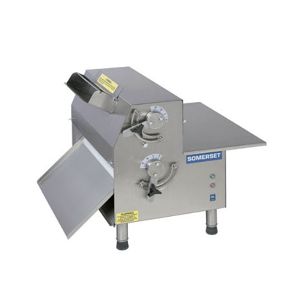 Somerset 20" Countertop Two Stage Side-Operated Dough Sheeter CDR-2100 | SKU: SSS-CDR-2100