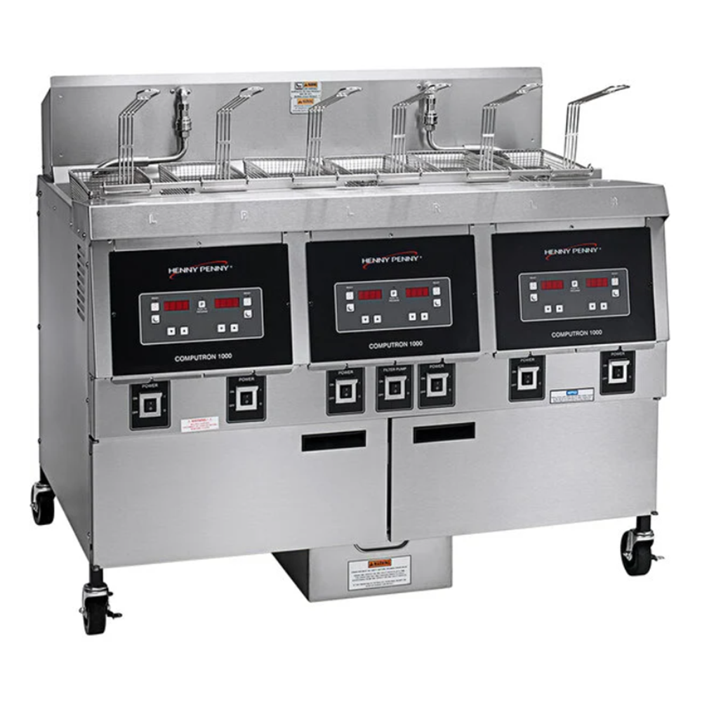 Henny Penny 3-Well Natural Gas Fryer with Computron 1000 Controls OFG-323 | SKU: FRY-OFG-323