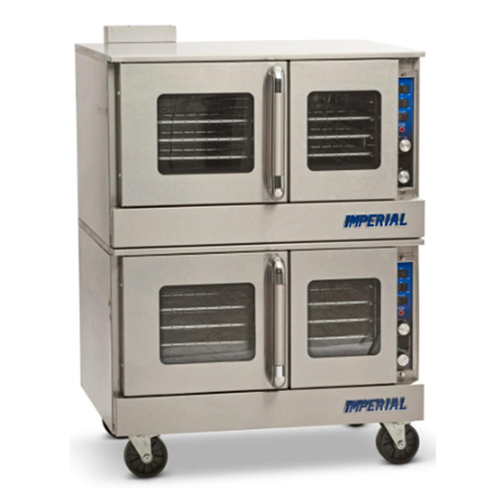 Imperial Double Deck Full Size Gas Convection Oven with Thermostatic Controls PRV-2 | SKU: OVN-PRV-2