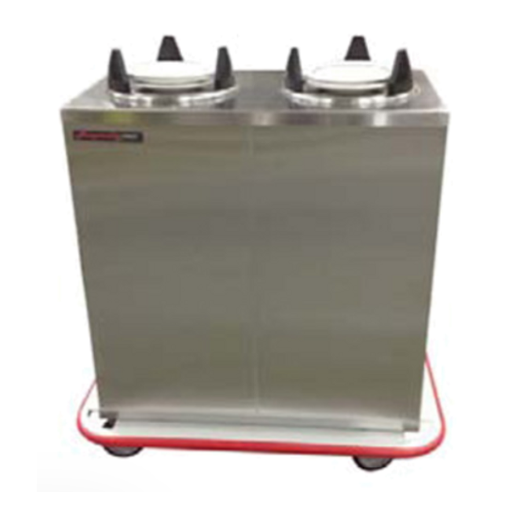 Carter-Hoffmann All Stainless Steel 2 Compartments Enclosed Plate Dispenser EPD2S12 | SKU: DSP-EPD2S12