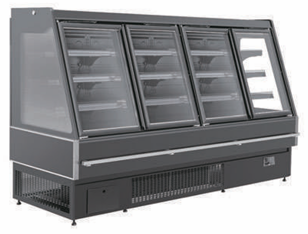 Alaska-Line 101.5” Glass Door Merchandiser Cooler HIT-135 | SKU: CLR-HIT-135