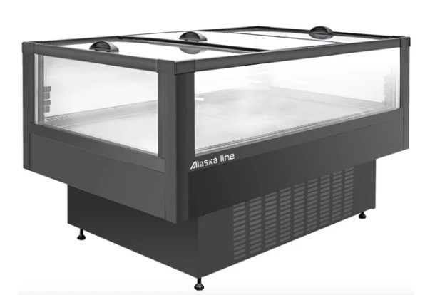 39.3” Alaska-Line Alaska-Line Double Temperature Island Cabinet with Door HIT-218 | SKU: AAD-HIT-218