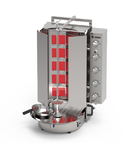 Inoksan Shawarma Doner Machine 5 Burner Natural Gas INO-PDG500N | SKU: BRN-INO-PDG500N