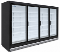 EuroCold 123" Four Door Glass Door Freezer Remote GDF-MERIC-4 | SKU: FRZ-GDF-MERIC-4