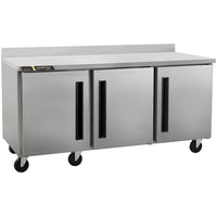Traulsen Centerline Triple Door 72" Freezer Work Table - Various Configurations  CLUC-72F | SKU: FRZ-CLUC-72F-SD