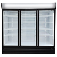 Alaska Line 78'' Three Glass Door Cooler 68.3 Cu.Ft. Capacity HIT-826 | SKU: CLR-HIT-826