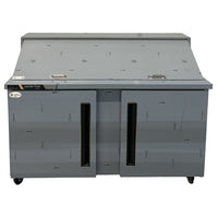 60" Centerline by Traulsen Mega Top Solid Doors Sandwich/Salad Prep Table CLPT-6024-SD-LR | SKU: TBL-CLPT-6024-SD-LR
