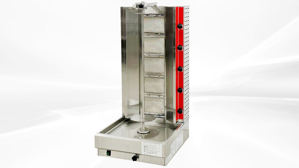 CHEF 5 Burner Gas Shawarma/Doner Machine KB-5 | SKU: BRN-KB-5