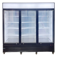 78'' Alaska-Line Three Door Glass Freezer 54 Cu.Ft. HIT-807 | SKU: FRZ-HIT-807-78IN