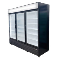 Kool-It 78" Three Glass Door Display Commercial Cooler - 73 Cu. Ft. KGM-75 | SKU: CLR-KGM-75
