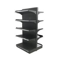 Black Double Side Gondola Supermarket Shelving HD-BA | SKU: SHF-HD-BAA