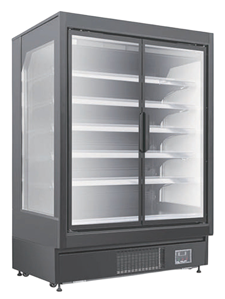 Alaska Line 51.7” Double Glass Door Cooler HIT-84 | SKU: CLR-HIT-84
