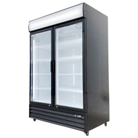 Alaska-Line 52" Double Swing Glass Door Cooler 38.3 Cu.Ft., HIT-802 | SKU: CLR-HIT-802