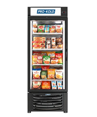 30" Pro-Kold Single Glass Door Freezer 16 Cu.Ft - DURF-16W | SKU: FRZ-DURF-16W