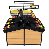 Plastic Tray Vegetable Rack Double Side HD-VRDM-08 | SKU: RCK-HD-VRDM-08